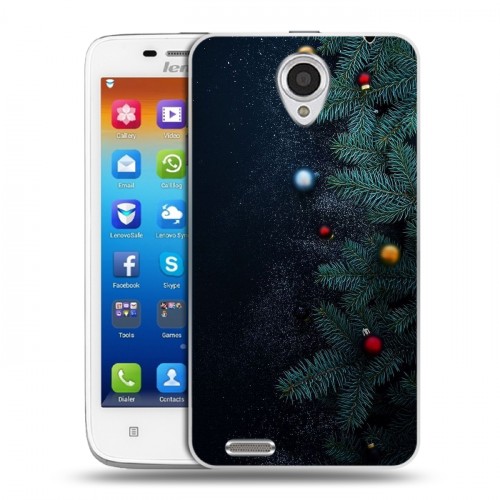 Дизайнерский пластиковый чехол для Lenovo S650 Ideaphone Christmas 2020