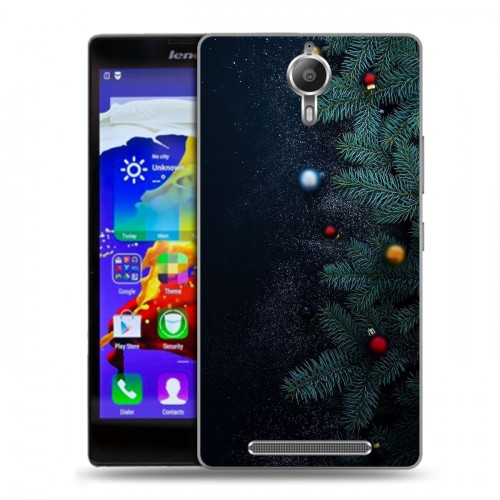 Дизайнерский пластиковый чехол для Lenovo P90 Christmas 2020