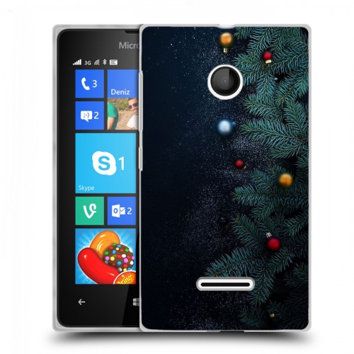 Дизайнерский пластиковый чехол для Microsoft Lumia 435 Christmas 2020