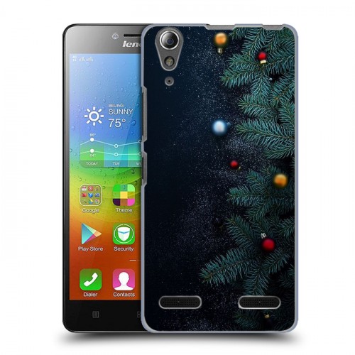 Дизайнерский пластиковый чехол для Lenovo A6000 Christmas 2020