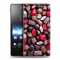 Дизайнерский пластиковый чехол для Sony Xperia TX Christmas 2020