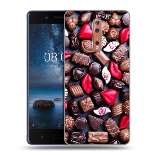 Дизайнерский пластиковый чехол для Nokia 8 Christmas 2020