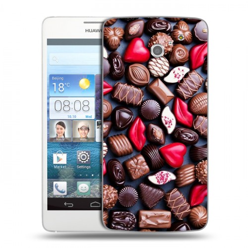 Дизайнерский пластиковый чехол для Huawei Ascend D2 Christmas 2020