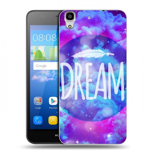 Дизайнерский пластиковый чехол для Huawei Y6 Хроматические Облака