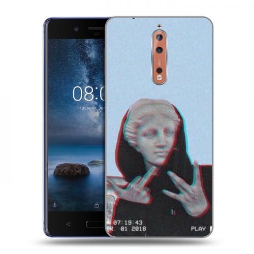 Дизайнерский пластиковый чехол для Nokia 8 Современная античность