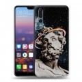 Дизайнерский силиконовый с усиленными углами чехол для Huawei P20 Pro Современная античность