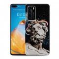 Дизайнерский силиконовый с усиленными углами чехол для Huawei P40 Современная античность