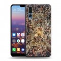 Дизайнерский силиконовый с усиленными углами чехол для Huawei P20 Pro Современная античность