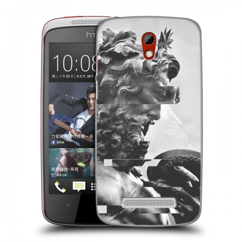 Дизайнерский пластиковый чехол для HTC Desire 500 Современная античность