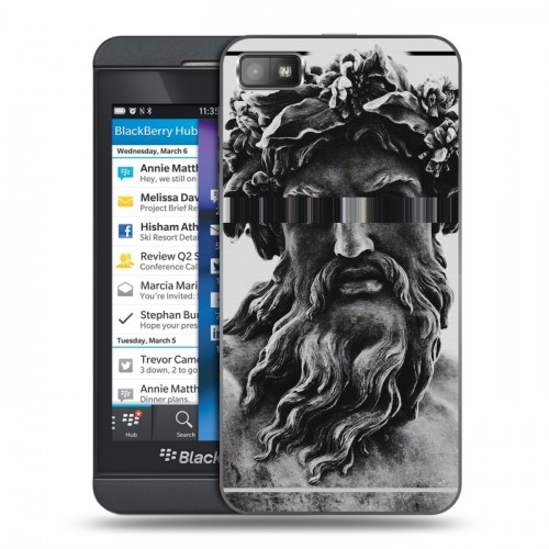 Дизайнерский пластиковый чехол для BlackBerry Z10 Современная античность