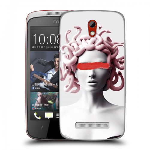 Дизайнерский пластиковый чехол для HTC Desire 500 Современная античность