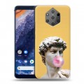 Дизайнерский силиконовый чехол для Nokia 9 PureView Неоновая Греция