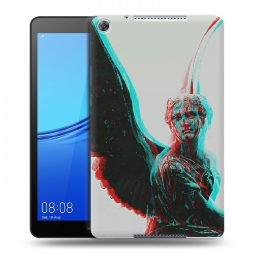 Дизайнерский силиконовый чехол для Huawei MediaPad M5 lite 8 Неоновая Греция