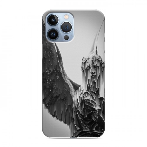 Дизайнерский силиконовый чехол для Iphone 13 Pro Max Неоновая Греция