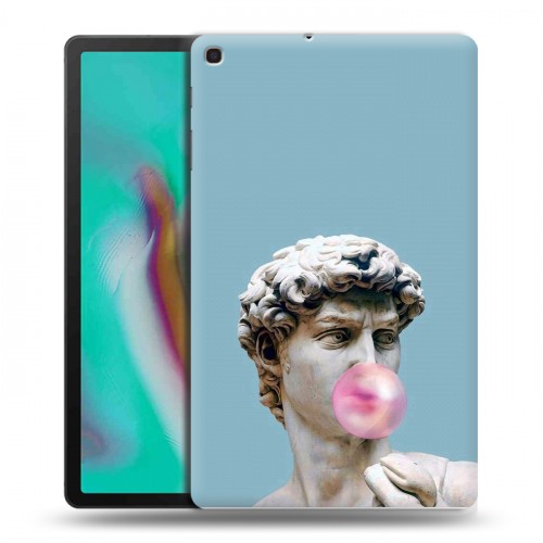 Дизайнерский пластиковый чехол для Samsung Galaxy Tab A 10.1 (2019) Неоновая Греция