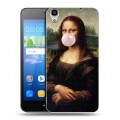 Дизайнерский пластиковый чехол для Huawei Y6 Мона Лиза