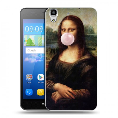 Дизайнерский пластиковый чехол для Huawei Y6 Мона Лиза