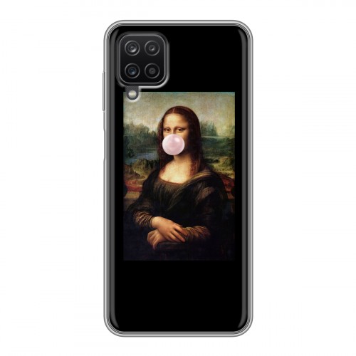 Дизайнерский силиконовый с усиленными углами чехол для Samsung Galaxy A12 Мона Лиза