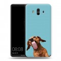 Дизайнерский пластиковый чехол для Huawei Mate 10 Мятные звери