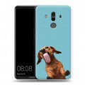 Дизайнерский пластиковый чехол для Huawei Mate 10 Pro Мятные звери