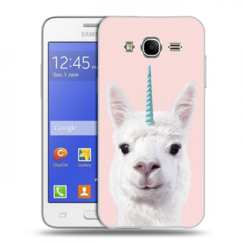 Дизайнерский пластиковый чехол для Samsung Galaxy J7 Мятные звери