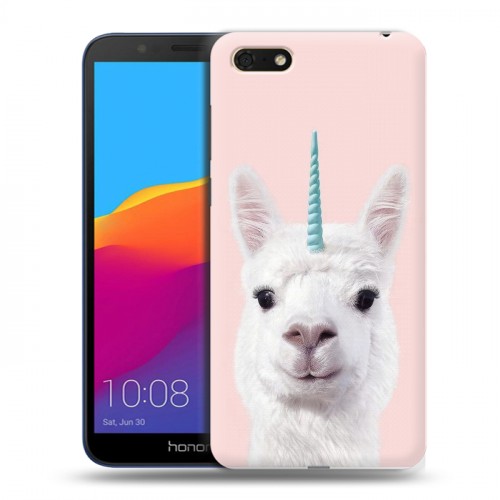 Дизайнерский пластиковый чехол для Huawei Honor 7A Мятные звери