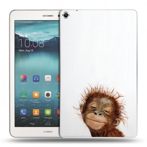 Дизайнерский силиконовый чехол для Huawei MediaPad T1 8.0 Мятные звери