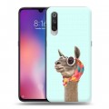 Дизайнерский силиконовый с усиленными углами чехол для Xiaomi Mi9 Мятные звери