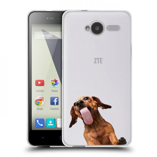 Дизайнерский пластиковый чехол для ZTE Blade L3 Мятные звери