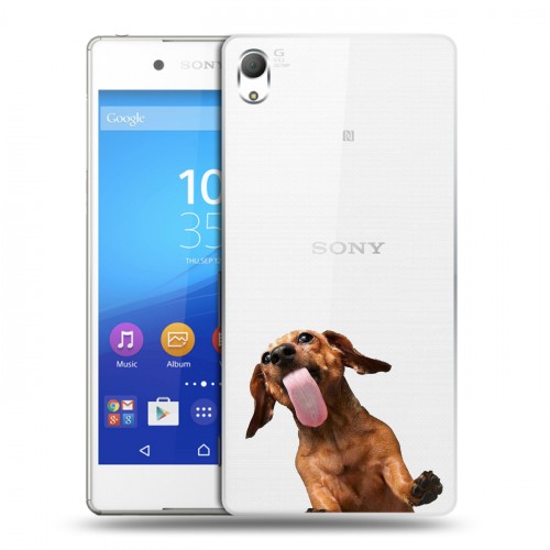 Дизайнерский пластиковый чехол для Sony Xperia Z3+ Мятные звери