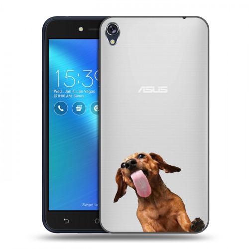 Дизайнерский силиконовый чехол для Asus ZenFone Live Мятные звери