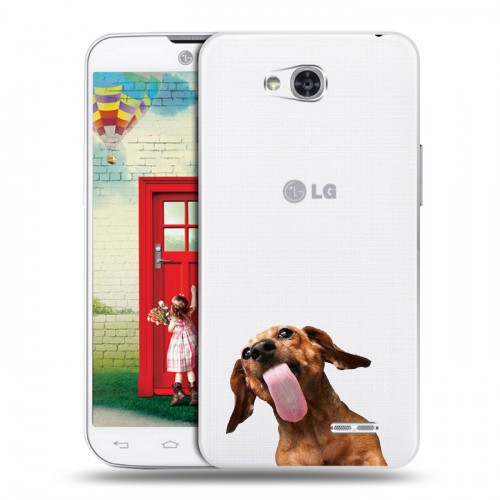 Дизайнерский пластиковый чехол для LG L80 Мятные звери