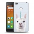 Дизайнерский пластиковый чехол для Xiaomi Mi4S Мятные звери