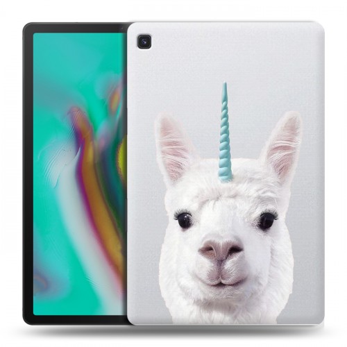Дизайнерский силиконовый чехол для Samsung Galaxy Tab S5e Мятные звери