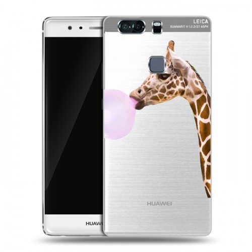 Дизайнерский пластиковый чехол для Huawei P9 Plus Мятные звери