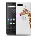 Дизайнерский пластиковый чехол для BlackBerry KEY2 Мятные звери