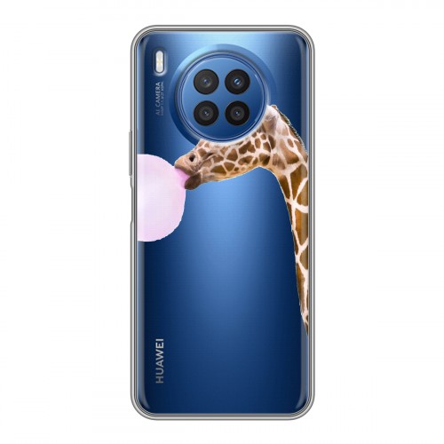 Дизайнерский пластиковый чехол для Huawei Nova 8i Мятные звери