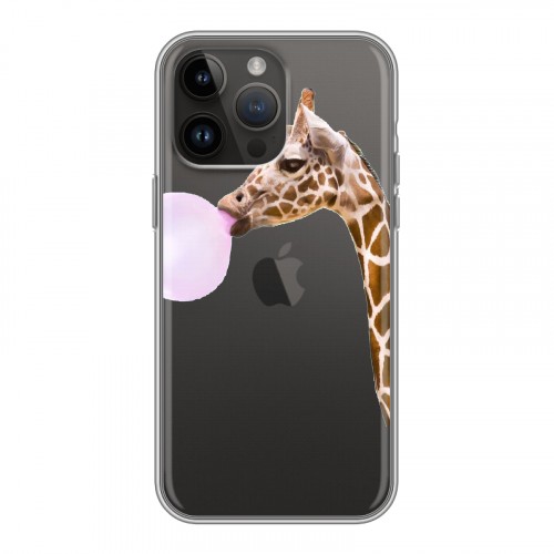 Дизайнерский силиконовый чехол для Iphone 14 Pro Max Мятные звери