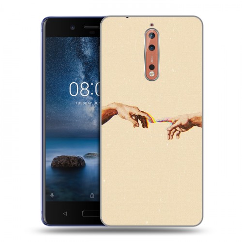 Дизайнерский пластиковый чехол для Nokia 8 Сотворение мира