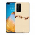 Дизайнерский пластиковый чехол для Huawei P40 Сотворение мира