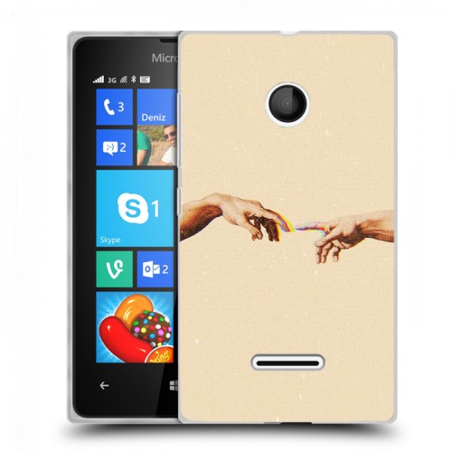 Дизайнерский пластиковый чехол для Microsoft Lumia 435 Сотворение мира