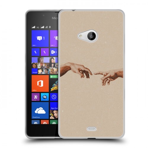 Дизайнерский пластиковый чехол для Microsoft Lumia 540 Сотворение мира