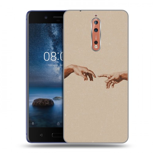 Дизайнерский пластиковый чехол для Nokia 8 Сотворение мира