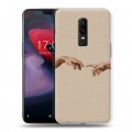 Дизайнерский пластиковый чехол для OnePlus 6 Сотворение мира