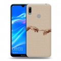 Дизайнерский пластиковый чехол для Huawei Y6 (2019) Сотворение мира