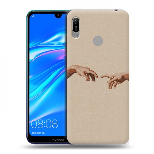 Дизайнерский пластиковый чехол для Huawei Y6 (2019) Сотворение мира