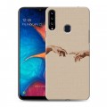 Дизайнерский пластиковый чехол для Samsung Galaxy A20s Сотворение мира