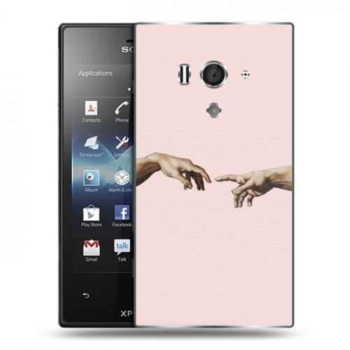 Дизайнерский пластиковый чехол для Sony Xperia acro S Сотворение мира