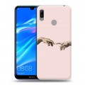 Дизайнерский пластиковый чехол для Huawei Y6 (2019) Сотворение мира