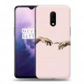 Дизайнерский пластиковый чехол для OnePlus 7 Сотворение мира